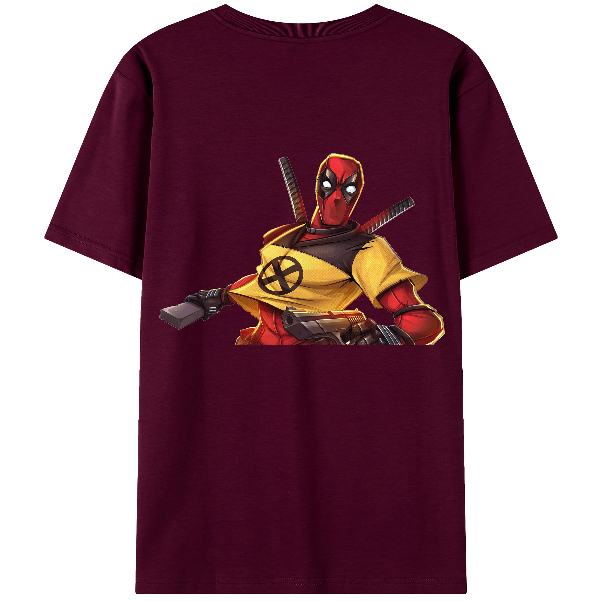（画像用） Deadpool デッドプール レディース半袖Tシャツ(バックプリント)